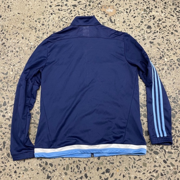 ADIDAS NEW YORK CITY FC 2023 ANTHEM JACKET BLUE - Picture 6 of 6